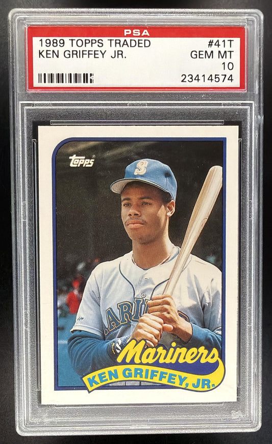 1989 Topps Traded Ken Griffey, Jr. #41T RC PSA 10 Mariners