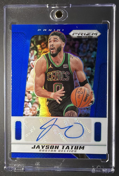 2024-25 Panini Prizm Deca Jayson Tatum #PDS-TAT Signatures Auto /49