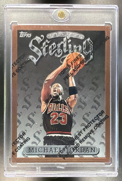 1996-97 Topps Finest Michael Jordan #50 Sterling Coating