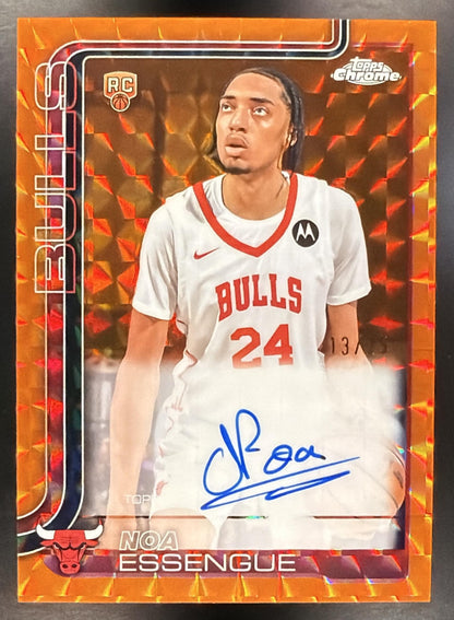 2025-26 Topps Chrome Noa Essengue #TCAR-NE Rookie Auto Refractor RC