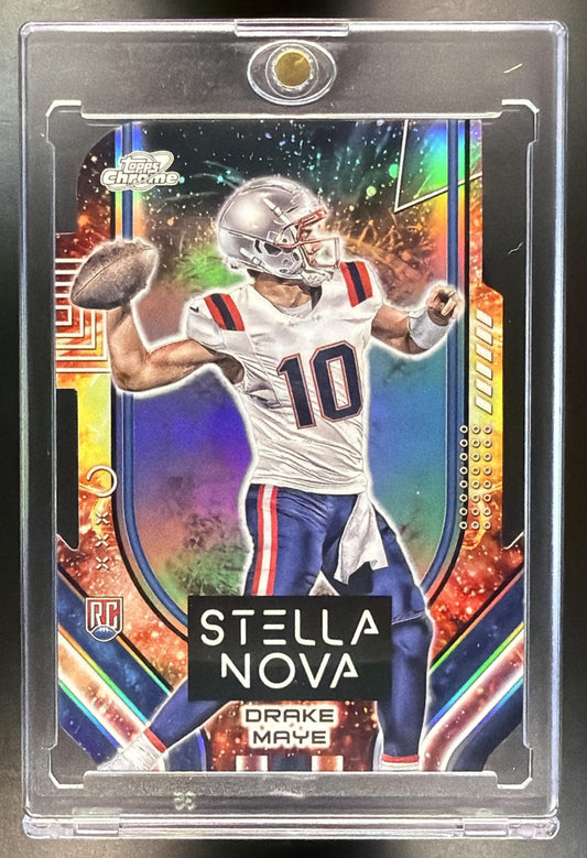 2024 Topps Cosmic Chrome Drake Maye #STN-3 Stella Nova RC