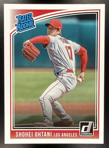 2018 Panini Donruss Shohei Ohtani #281 Rated Rookie RC