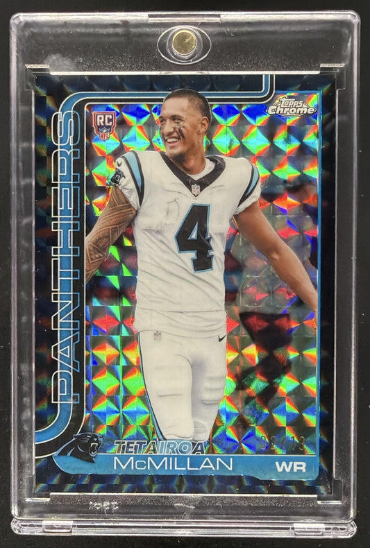 2025 Topps Chrome Tetairoa McMillan #326 Rookie Image Variation SP RC Black /10