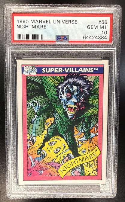 1990 Impel Marvel Universe Nightmare #56 PSA 10