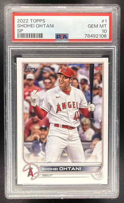 2022 Topps Shohei Ohtani #1 SP PSA 10