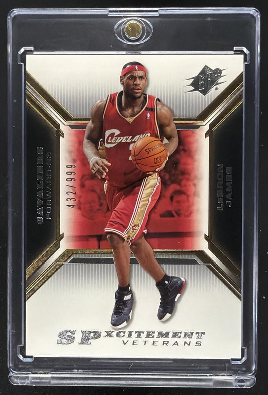 2005-06 SPx LeBron James #XCV6 SPxcitement Veterans /999