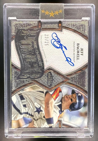 2025 Topps Five Star Jeff Bagwell #PEP-JBA Pre-Eminent Power 23/25 Auto