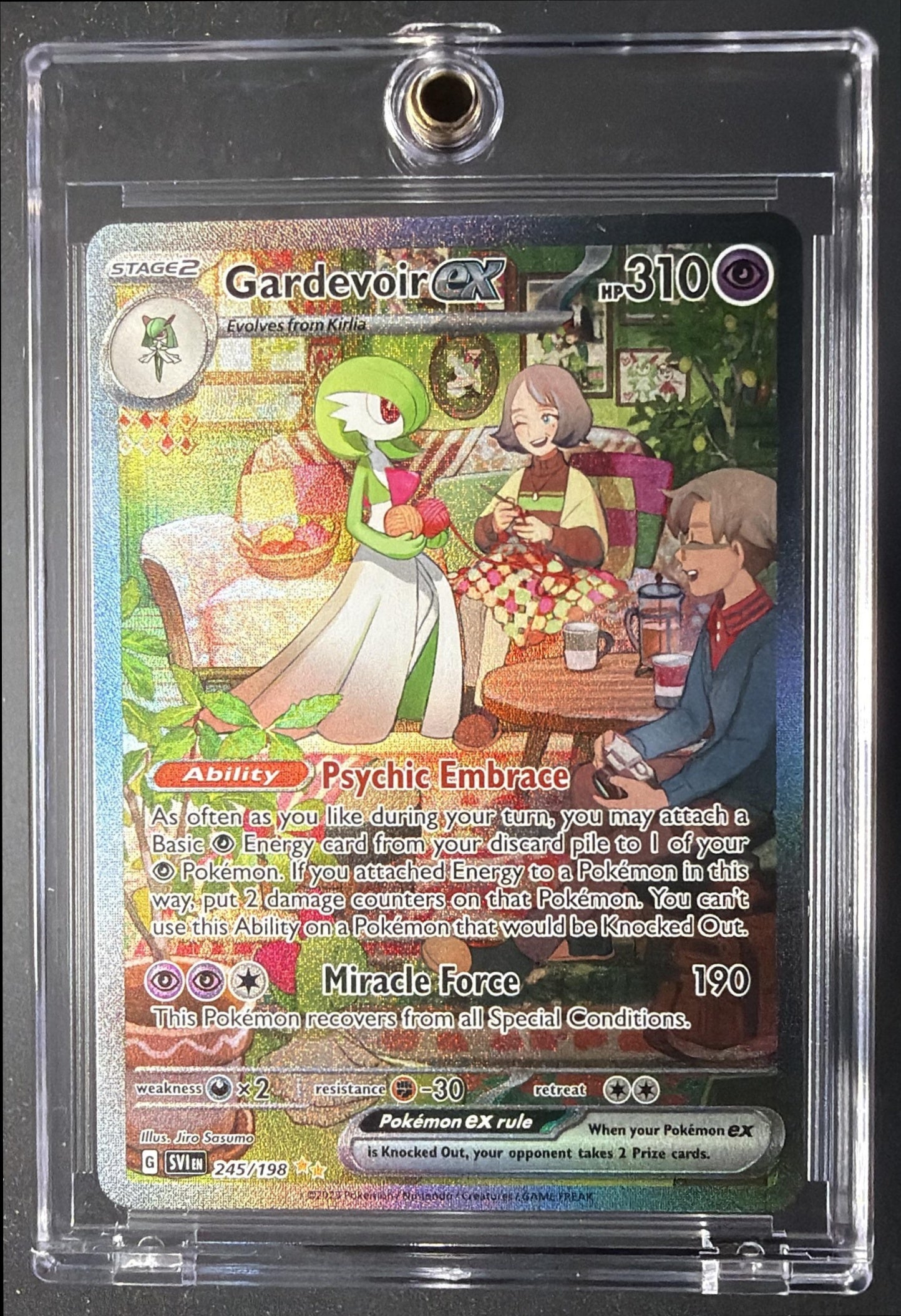 2023 Pokemon Scarlet & Violet Gardevoir ex #245/198 Special Illustration Rare