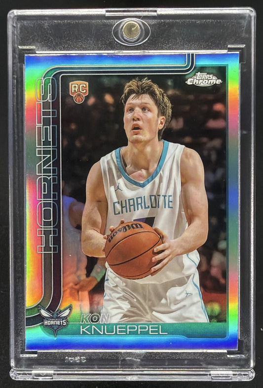2025-26 Topps Chrome Kon Knueppel #254 Refractor RC