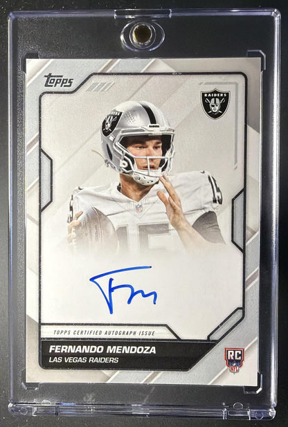 2026 Topps Fernando Mendoza #FFS-FM First Signatures RC Auto