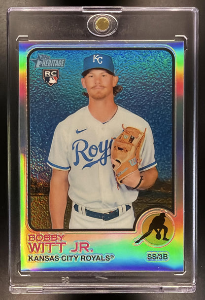 2022 Topps Heritage Bobby Witt Jr. #520 Chrome Refractor 465/673 RC