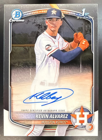 2025 Bowman Chrome Kevin Alvarez #CPA-KA Auto 1st Prospect