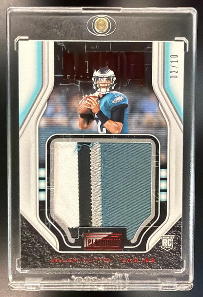 2020 Panini Playbook Jalen Hurts #MM-JU Rookie Patch /10