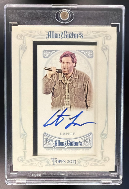 2013 Topps Allen & Ginter Artie Lange #AGA-ALA Mini Auto Framed