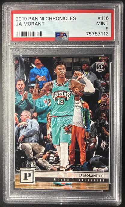2019-20 Panini Chronicles Ja Morant #116 RC PSA 9