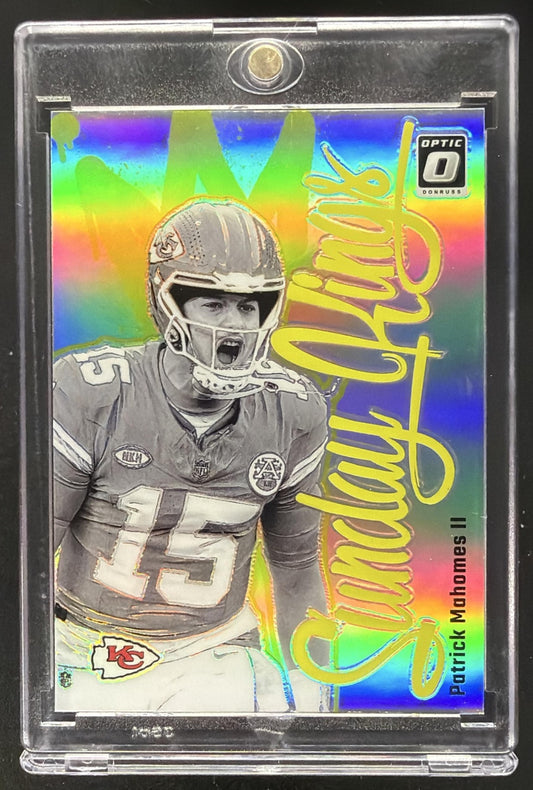 2024 Panini Donruss Optic Patrick Mahomes II #1 Sunday Kings