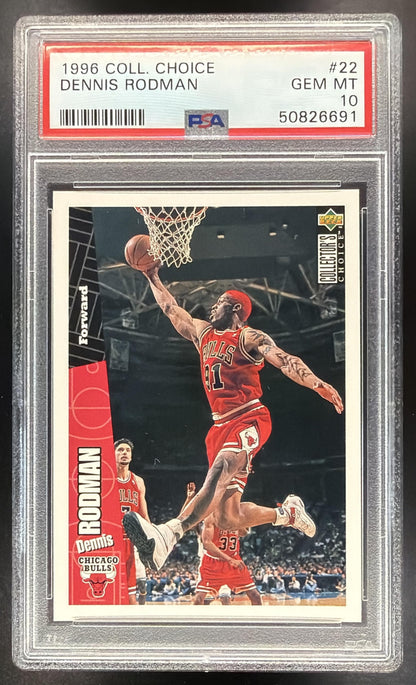 1996-97 Upper Deck Collector's Choice Dennis Rodman #22 PSA 10