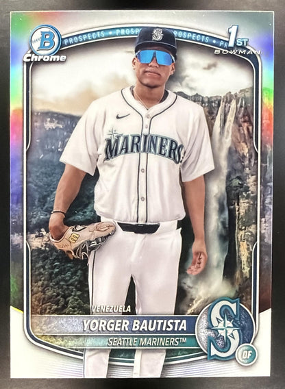 2025 Bowman Chrome Yorger Bautista #BCP-194 International Refractor Variation