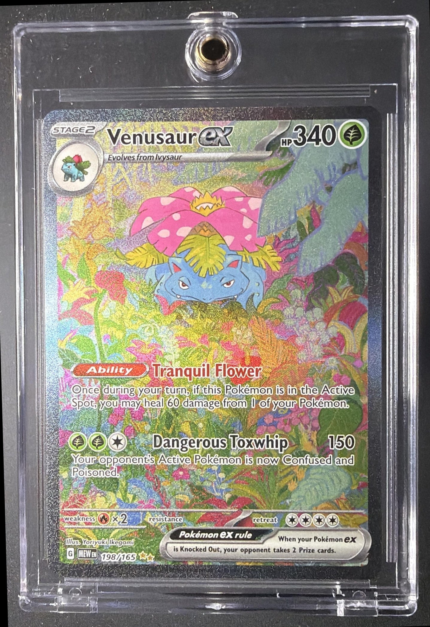 2023 Pokemon SV 151 Venusaur ex #198/165 Special Illustration Rare