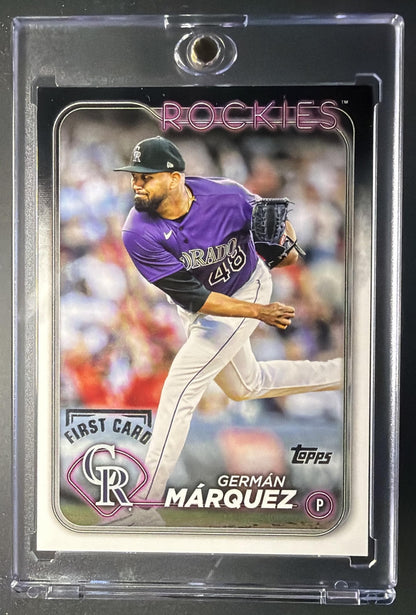 2024 Topps German Marquez #618 First Card 1/1