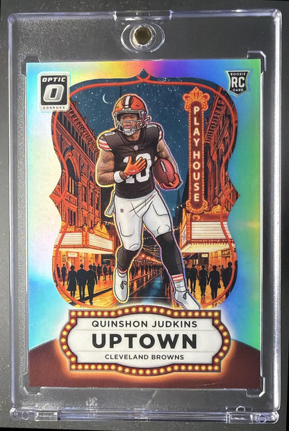 2025 Panini Donruss Optic Quinshon Judkins #17 Uptown RC SSP