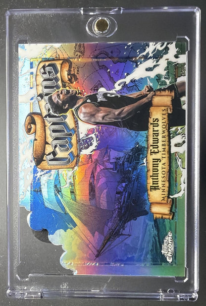 2025-26 Topps Chrome Update Anthony Edwards #SC-1 Captains
