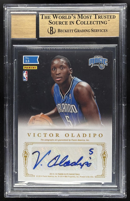 2013-14 Panini Court Kings Victor Oladipo #13 Fresh Paint Auto /149 RC BGS 9.5