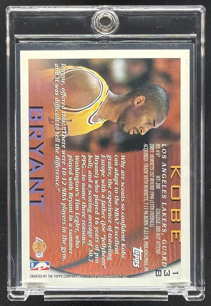 1997-98 Topps Kobe Bryant #138