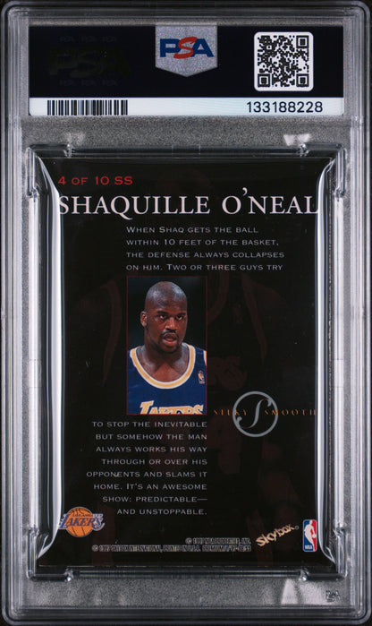 1997-98 Skybox Premium Shaquille O'Neal Silky Smooth PSA 5