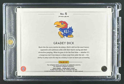 2023 Panini Prizm Draft Picks Gradey Dick Color Blast SP