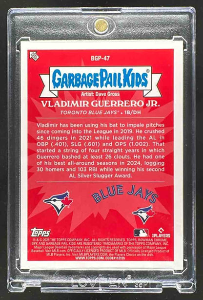 2025 Bowman Chrome Vladimir Guerrero Jr. #BGP-47 GPK Blue Jays