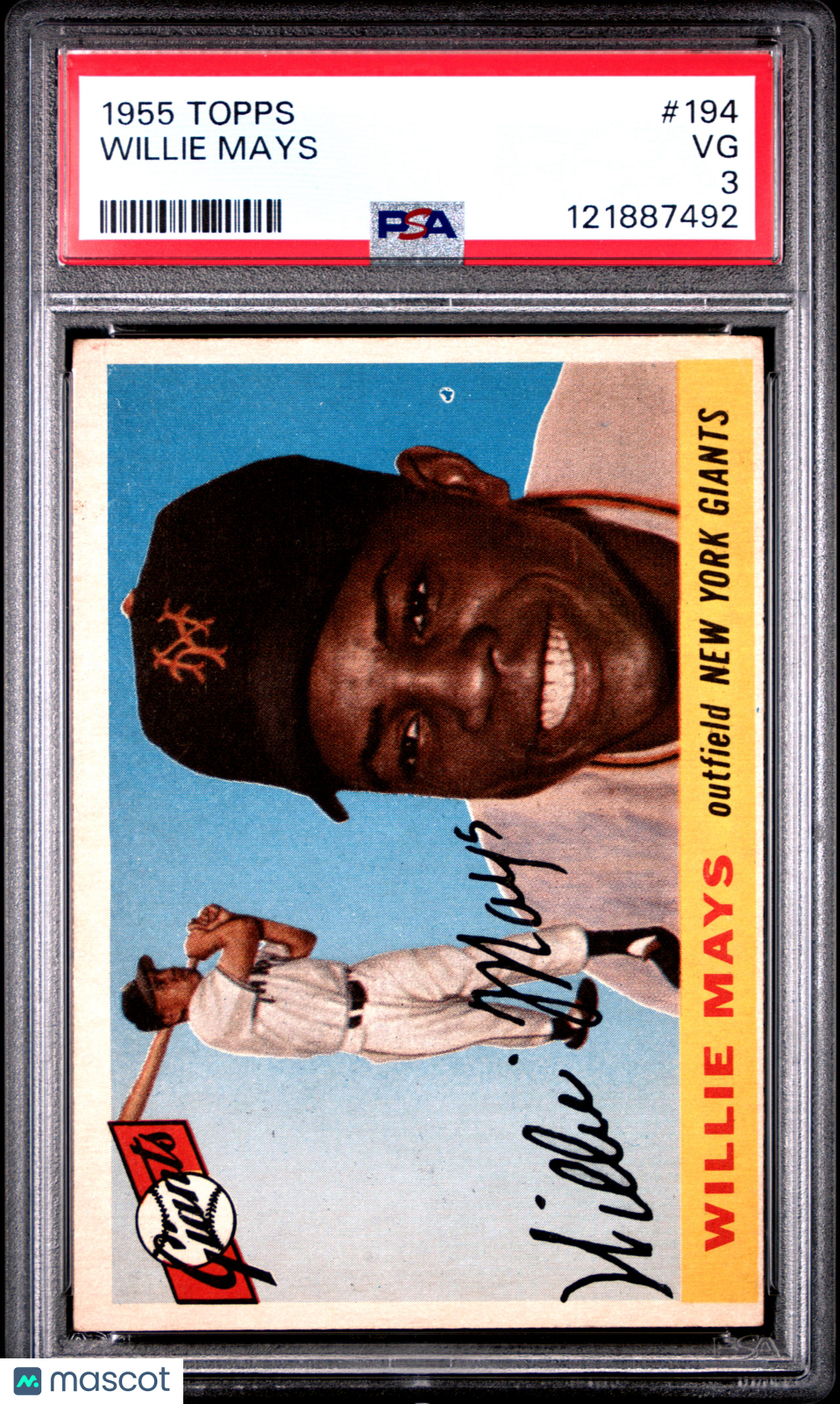 1955 Topps Willie Mays #194 PSA 3