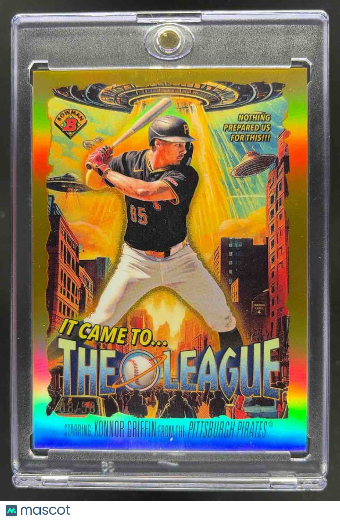 2025 Bowman Chrome Konnor Griffin #IT-8 It Came to the League Gold Refractor /50