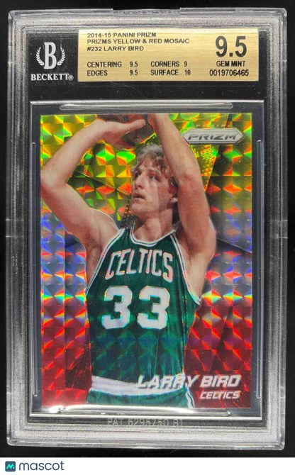 2014-15 Panini Prizm Larry Bird #232 BGS 9.5
