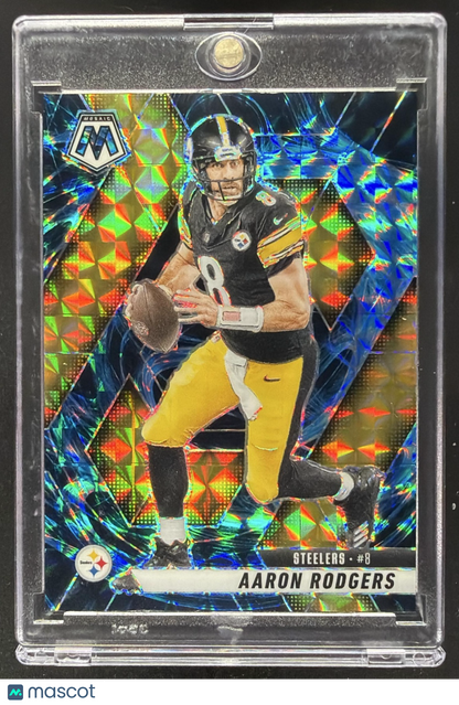 2025 Panini Mosaic Aaron Rodgers #243 Mosaic Genesis
