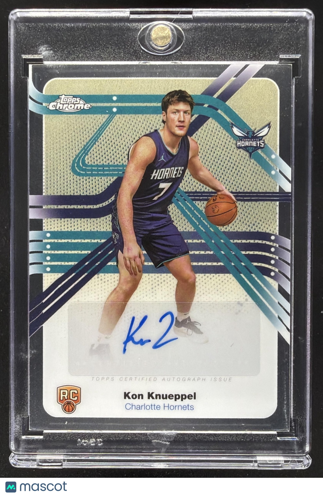 2025-26 Topps Chrome Kon Knueppel #NS-KK Next Stop Signature RC Auto
