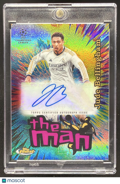 2023-24 Topps Finest UEFA Club Competitions Jude Bellingham #MA-JB The Man Auto
