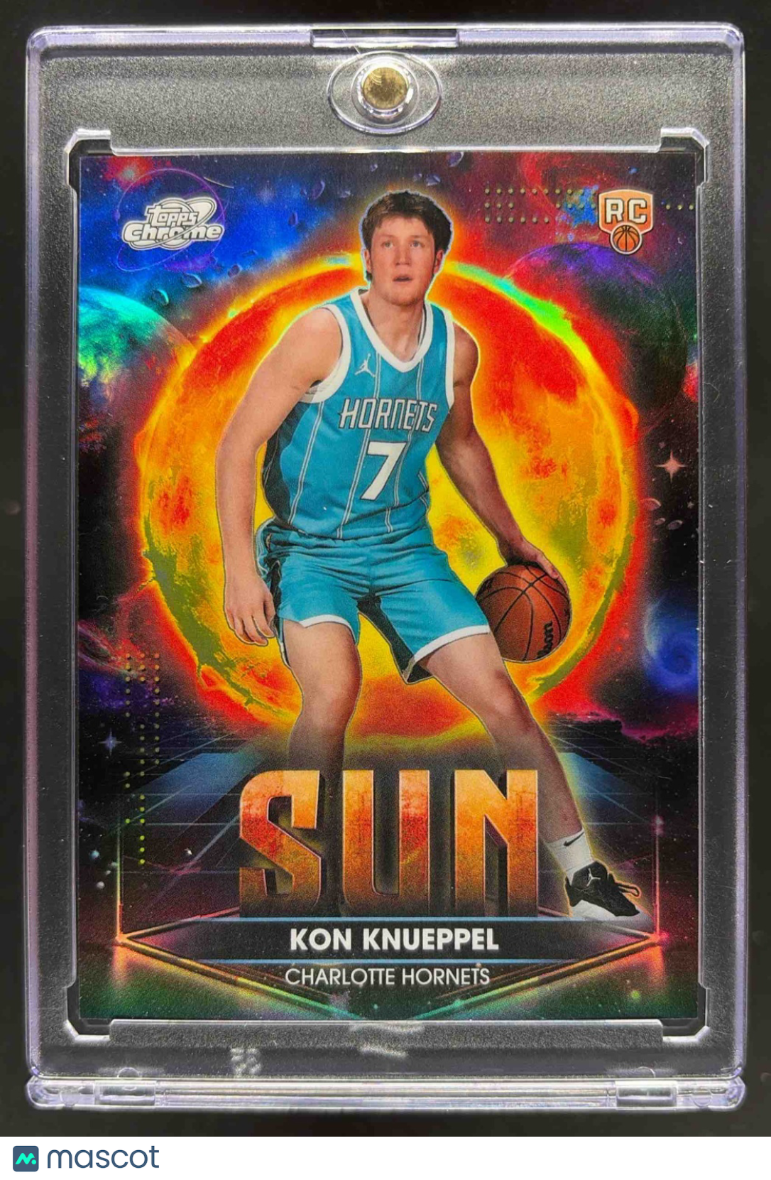 2025-26 Topps Cosmic Chrome Kon Knueppel #PPS-10 Planetary Pursuit Sun RC SSP