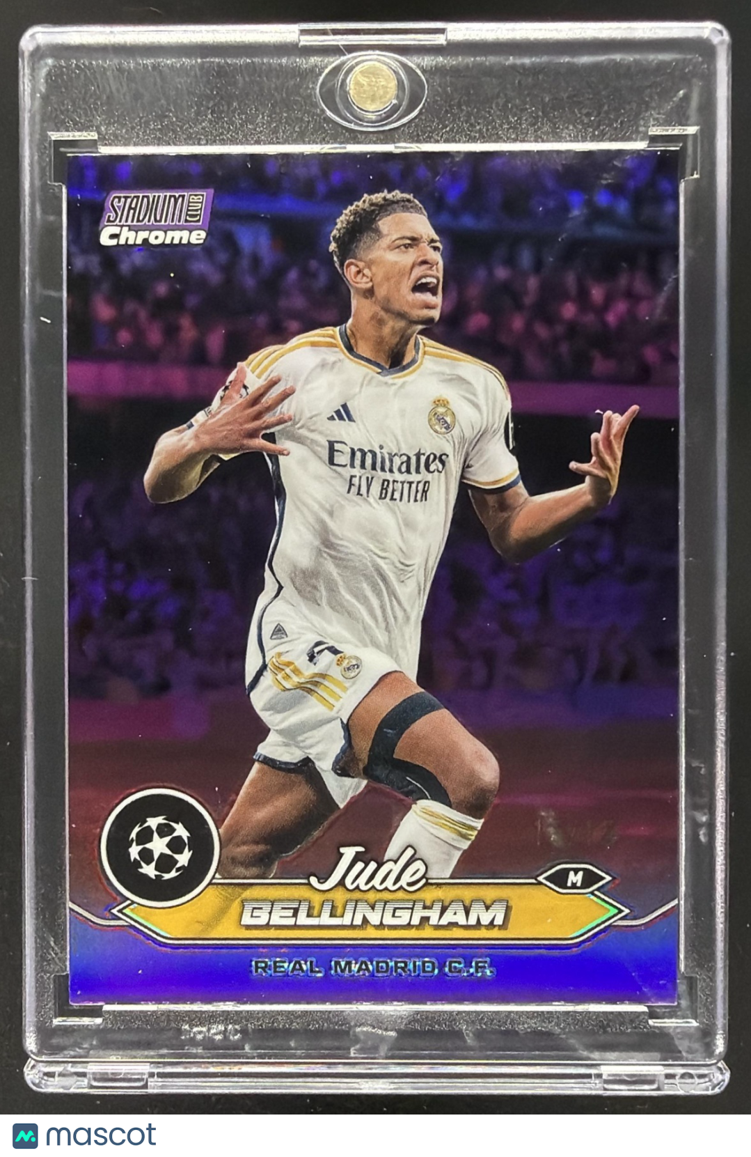 2023 Topps Stadium Club Chrome UEFA Jude Bellingham #55 Purple 15/15