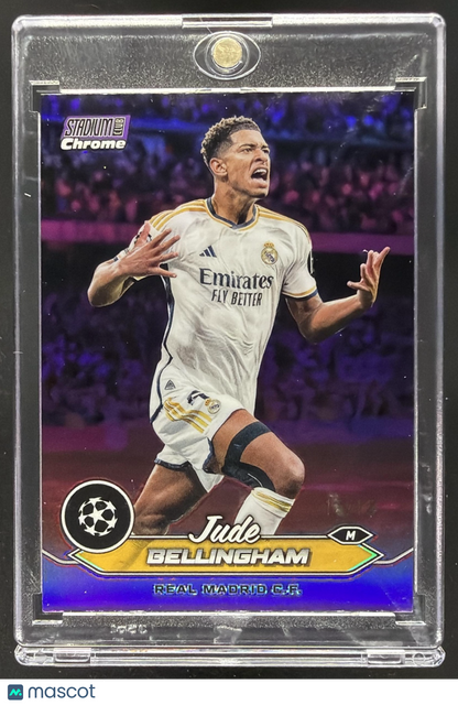 2023 Topps Stadium Club Chrome UEFA Jude Bellingham #55 Purple 15/15