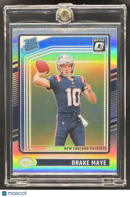 2024 Panini Donruss Optic Drake Maye #229 Holo Rated Rookie