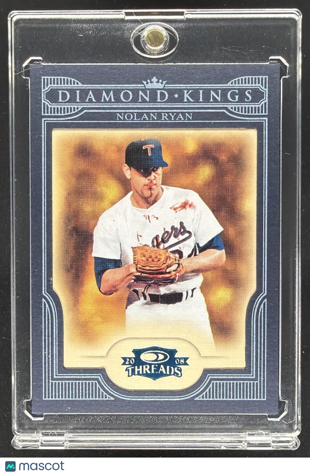 2008 Donruss Threads Nolan Ryan #DK-50 Diamond Kings Framed Blue /50