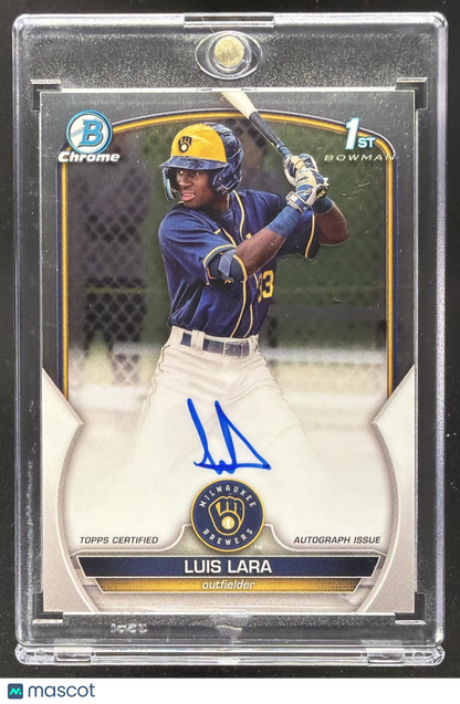 2023 Bowman Chrome Luis Lara #CPA-LL Auto 1st Prospect