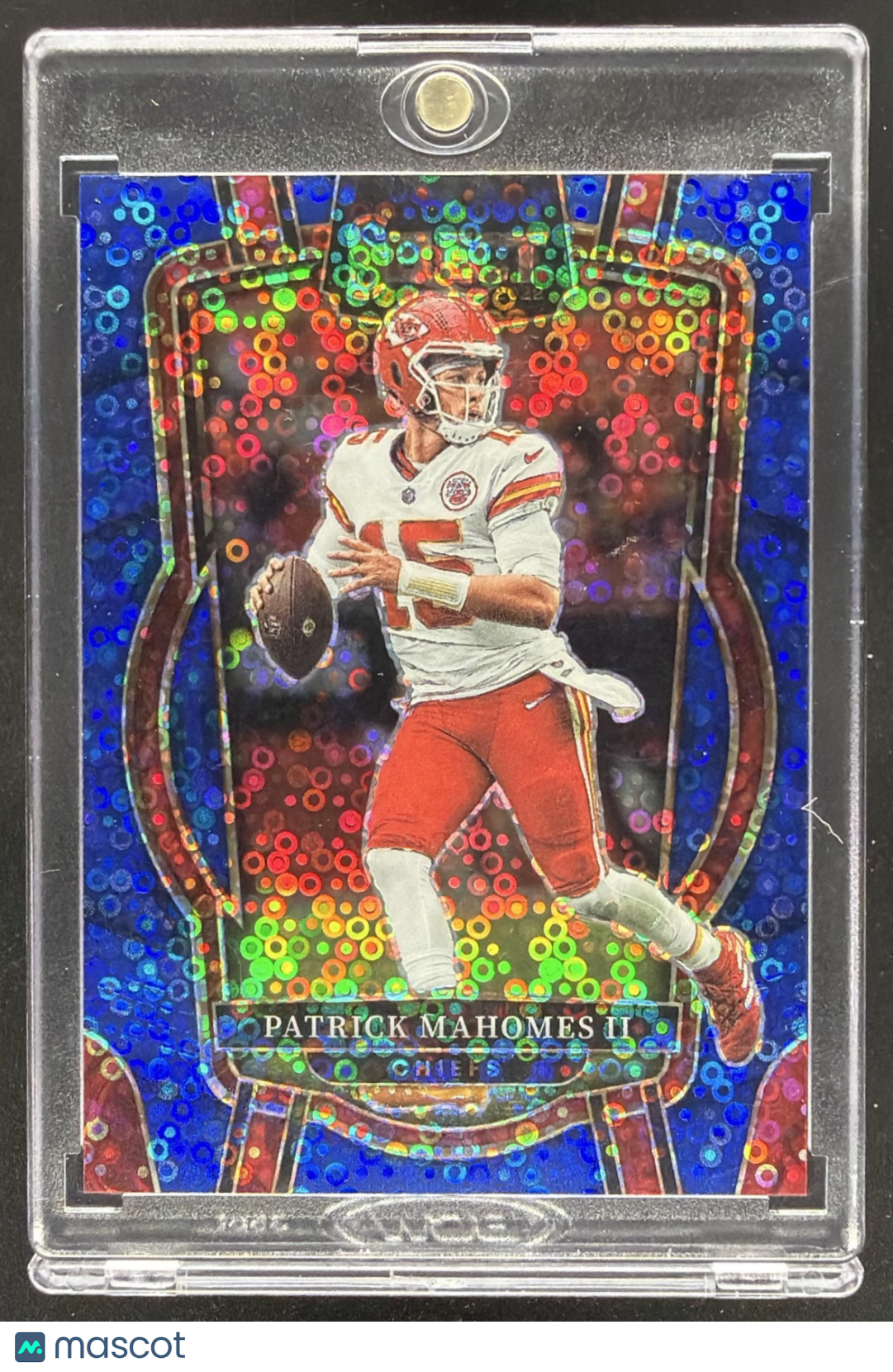 2022 Panini Select Patrick Mahomes II #251 Blue Disco 21/25 Club