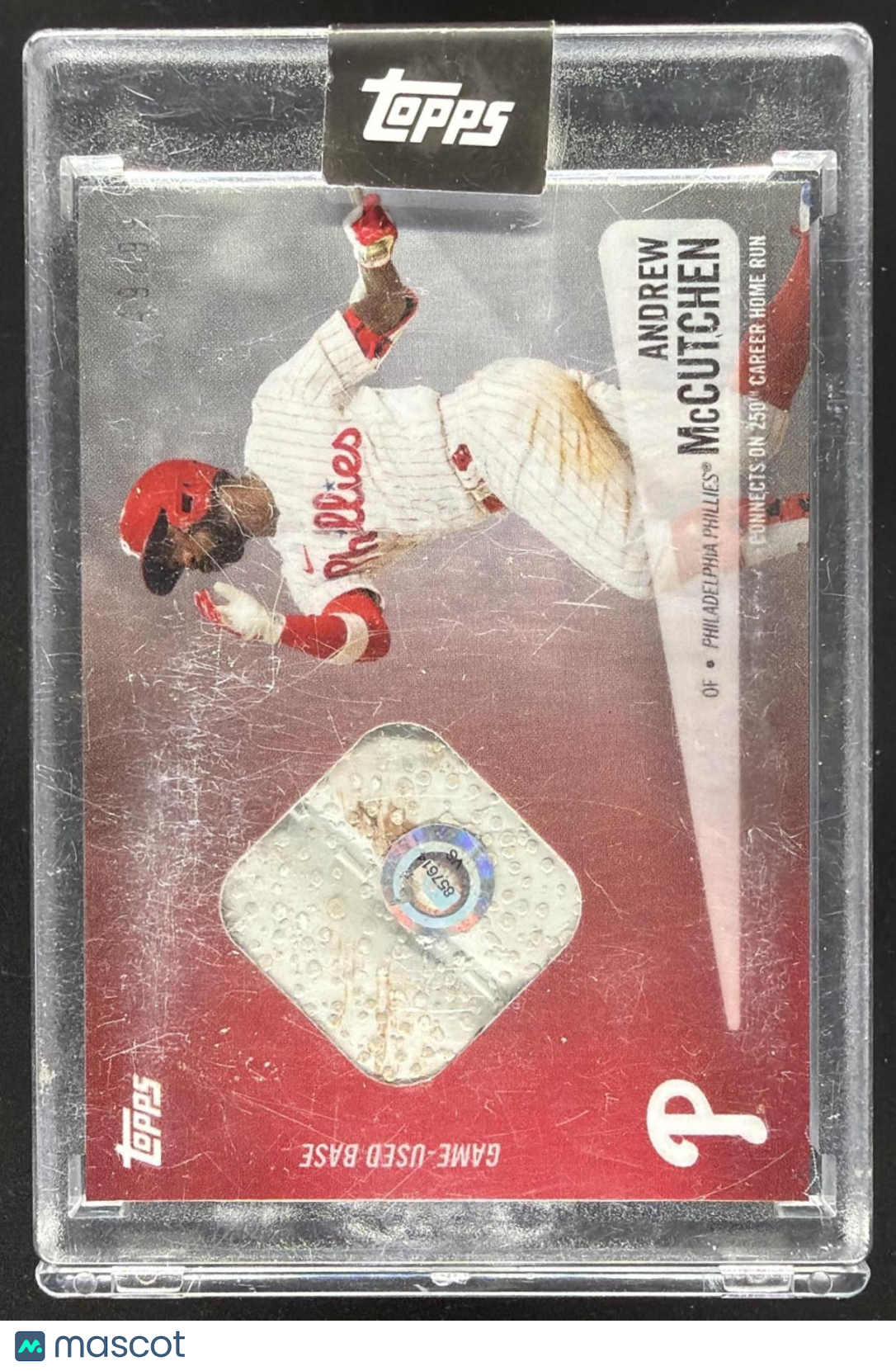2021 Topps Museum Collection Andrew McCutchen #96 Amethyst 49/99