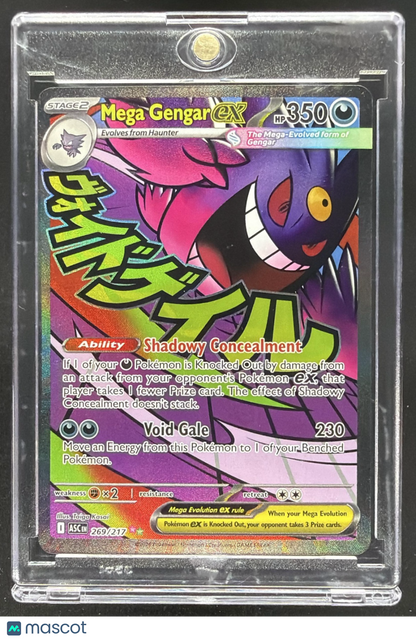 2026 Pokemon Ascended Heroes Mega Gengar ex #269/217 Attack Rare