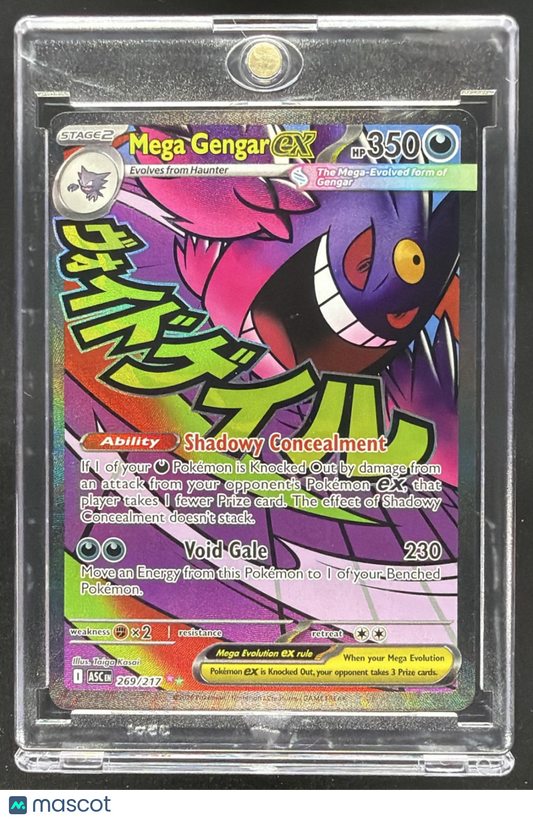 2026 Pokemon Ascended Heroes Mega Gengar ex #269/217 Attack Rare