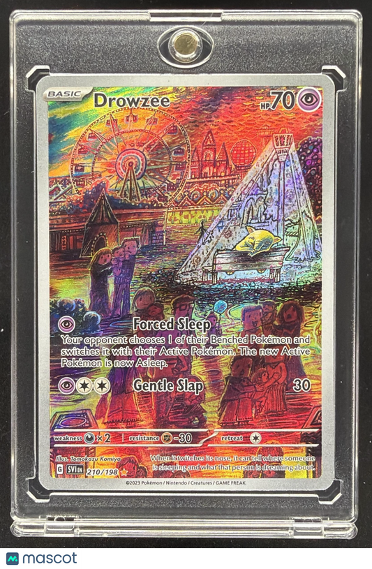 2023 Pokemon Scarlet & Violet Drowzee #210/198 Illustration Rare