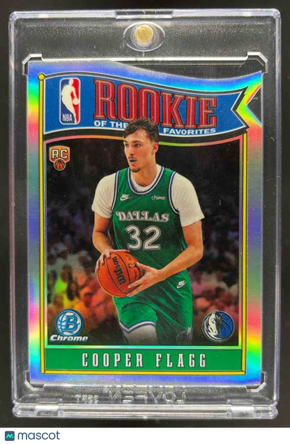2025-26 Bowman Cooper Flagg #RY-1 ROY Favorites Chrome Refractor RC