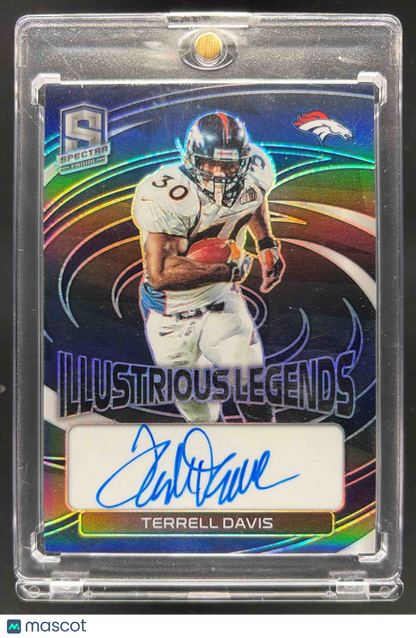 2023 Panini Spectra Terrell Davis #IL-TD Illustrious Legends 19/49 Auto